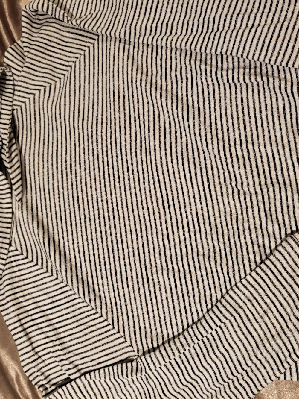 GAP Black and White Striped Hoodie